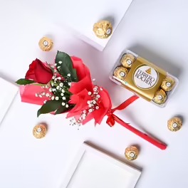 Ferrero Rocher With Rose